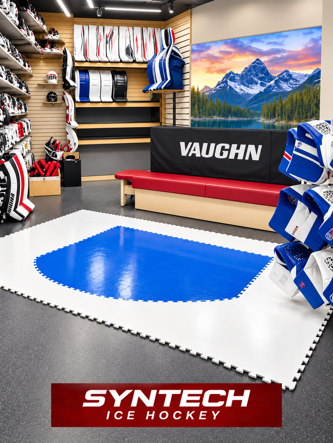 new8 Demi cercle de gardiens de but / Goalie crease – Image 1